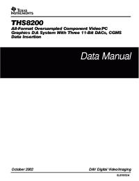 Datasheet  THS8200