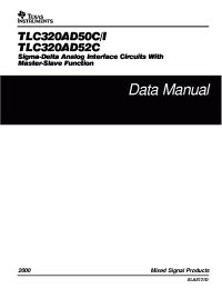 Datasheet  TLC320AD50C