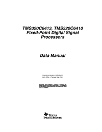 Datasheet  TMS320C6410