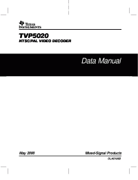 Datasheet  TVP5020