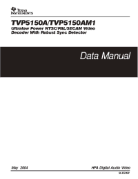 Datasheet  TVP5150A