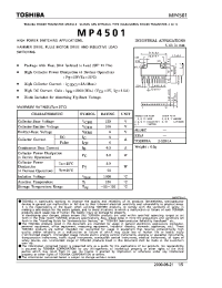 Datasheet  MP4501