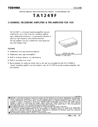 Datasheet  TA1249F