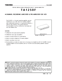 Datasheet  TA1250F