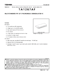 Datasheet  TA1267AF