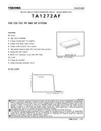 Datasheet  TA1272AF