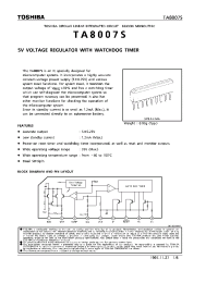 Datasheet  TA8007S