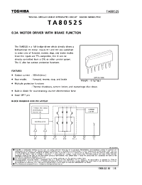 Datasheet  TA8052S
