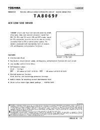 Datasheet  TA8069F