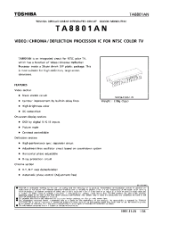 Datasheet  TA8801AN