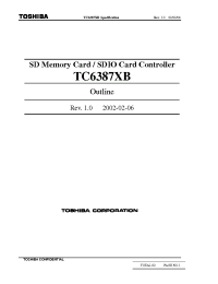 Datasheet  TC6387XB