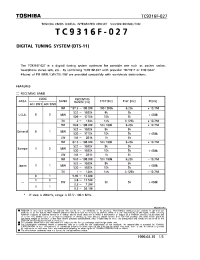Datasheet  TC9316F-027