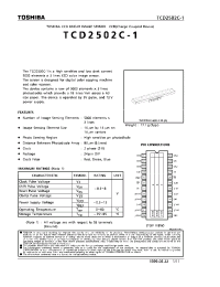 Datasheet  TCD2502C-1