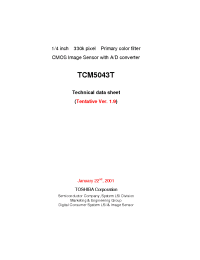 Datasheet  TCM5043T