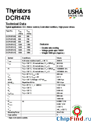 Datasheet  DCR1474