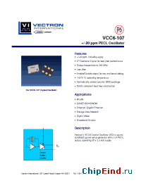 Datasheet  VCC6-107
