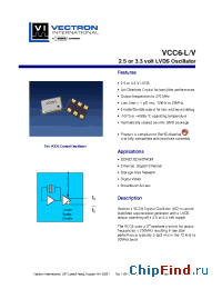 Datasheet  VCC6-L/V