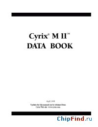 Datasheet  CYRIXMII