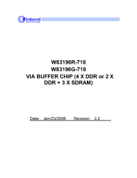 Datasheet  W83196R-718