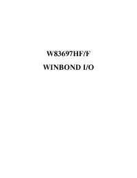 Datasheet  W83697F