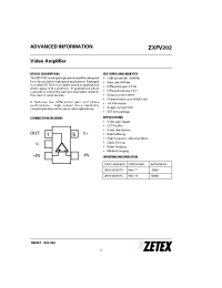 Datasheet  ZXFV202