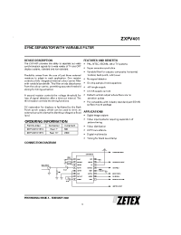 Datasheet  ZXFV401