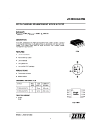 Datasheet  ZXMN2A02N8