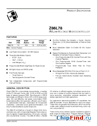 Datasheet  Z86L78