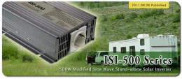 Инвертор ISI-500 на 500 Вт c модифицированной синусоидой и возможностью подключения солнечных батарей
