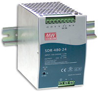Компания Mean Well выпустила еще одну серию тонких источников питания на DIN - рейку – SDR-480