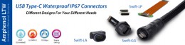 Водонепроницаемые коннекторы ALTW USB Type-C со степенью защиты IP-67