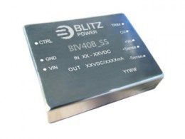 Преобразователи с входным диапазоном 2:1 мощностью 40Вт в корпусах 2х2" от Blitz-power