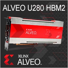 Ускорительная плата Alveo U280 от Xilinx