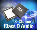 IRF предлагает 3-кан. 200 В аудиоусилитель класса D: IRS2053M