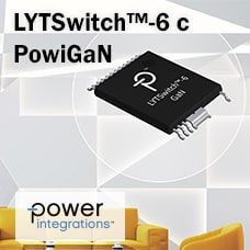 110 Вт микросхемы для LED драйверов LYTSwitch-6 со встроенным транзистором от Power Integrations
